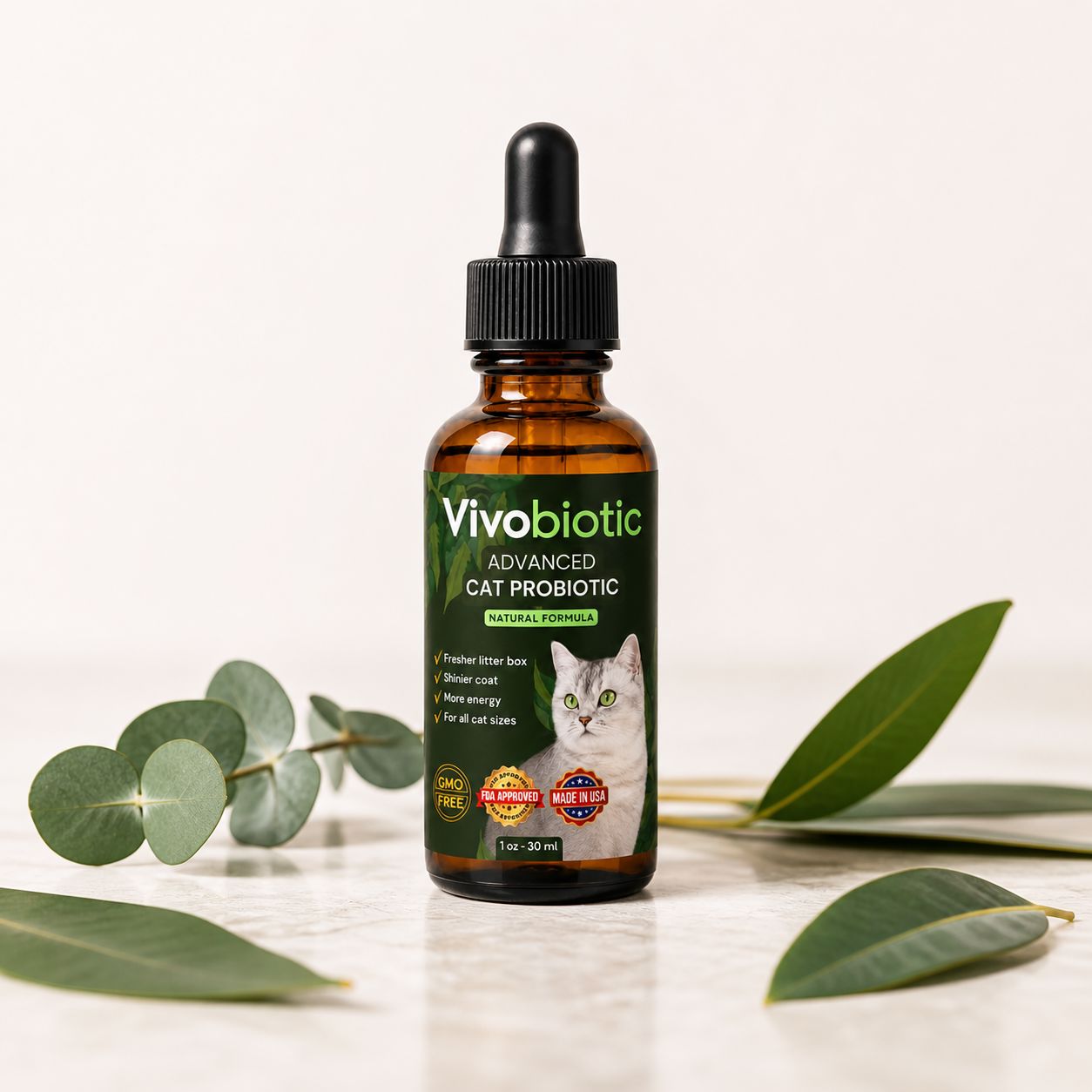 Vivobiotic: Advanced Cat Probiotic Gut Buddy 